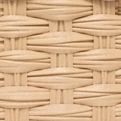 Panier Et Organisateur|Accessoire Salle De Bain|5 Five Simply Smart Lot de 3 paniers de rangement tressés hauts (30 x 21 cm) Garlic Beige