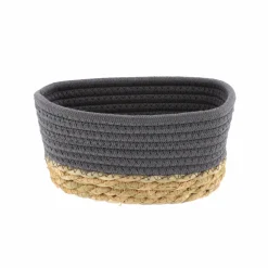 Panier Et Organisateur|Accessoire Salle De Bain|TENDANCE Lot de 3 paniers de rangement (H13 cm) Timeless Gris