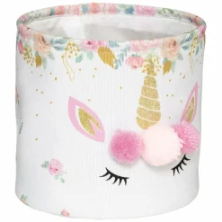 Rangement Enfant|Atmosphera createur d'interieur for kids Lot de 2 paniers de rangement enfant Licorne Rose