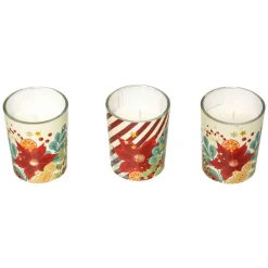 Bougie Et Photophore|Feeric Lights & Christmas Lot de 3 photophores Flora Multicolore