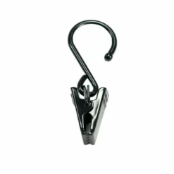 Embrasse, Pince Et Anneaux|LUANCE Lot de 8 pinces Noir