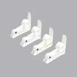 Nappe De Table|DOUCEUR D'INTERIEUR Lot de 4 pinces pour Nappes Blanc