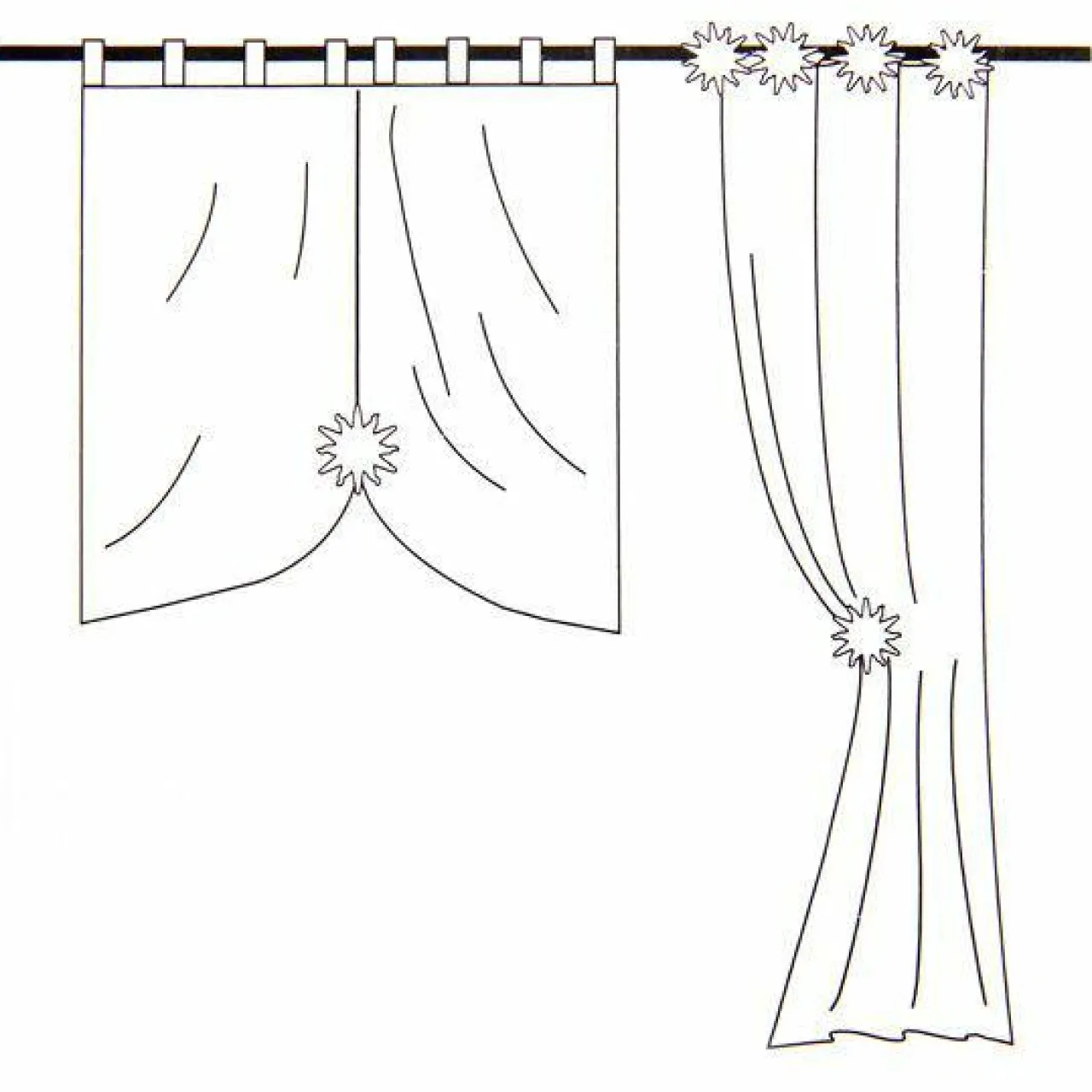 Embrasse, Pince Et Anneaux|LUANCE Lot de 2 pinces rideau Central Park Or