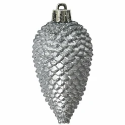 Décoration De Sapin|KAEMINGK Lot de 6 pommes de pin à suspendre (H8 cm) Alpine Bleu vaporeux