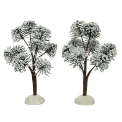 Personnage Et Accessoire Pour Village|KAEMINGK Lot de 2 sapins Felia pour aménager un village