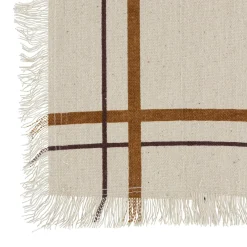 Serviette De Table|ATMOSPHERA Lot de 2 serviettes coton (40 x 40 cm) Ray Beige