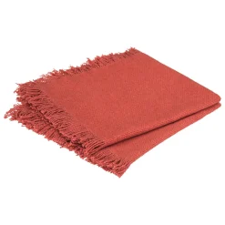 Serviette De Table|ATMOSPHERA Lot de 2 serviettes coton (40 x 40 cm) Maha Terracotta