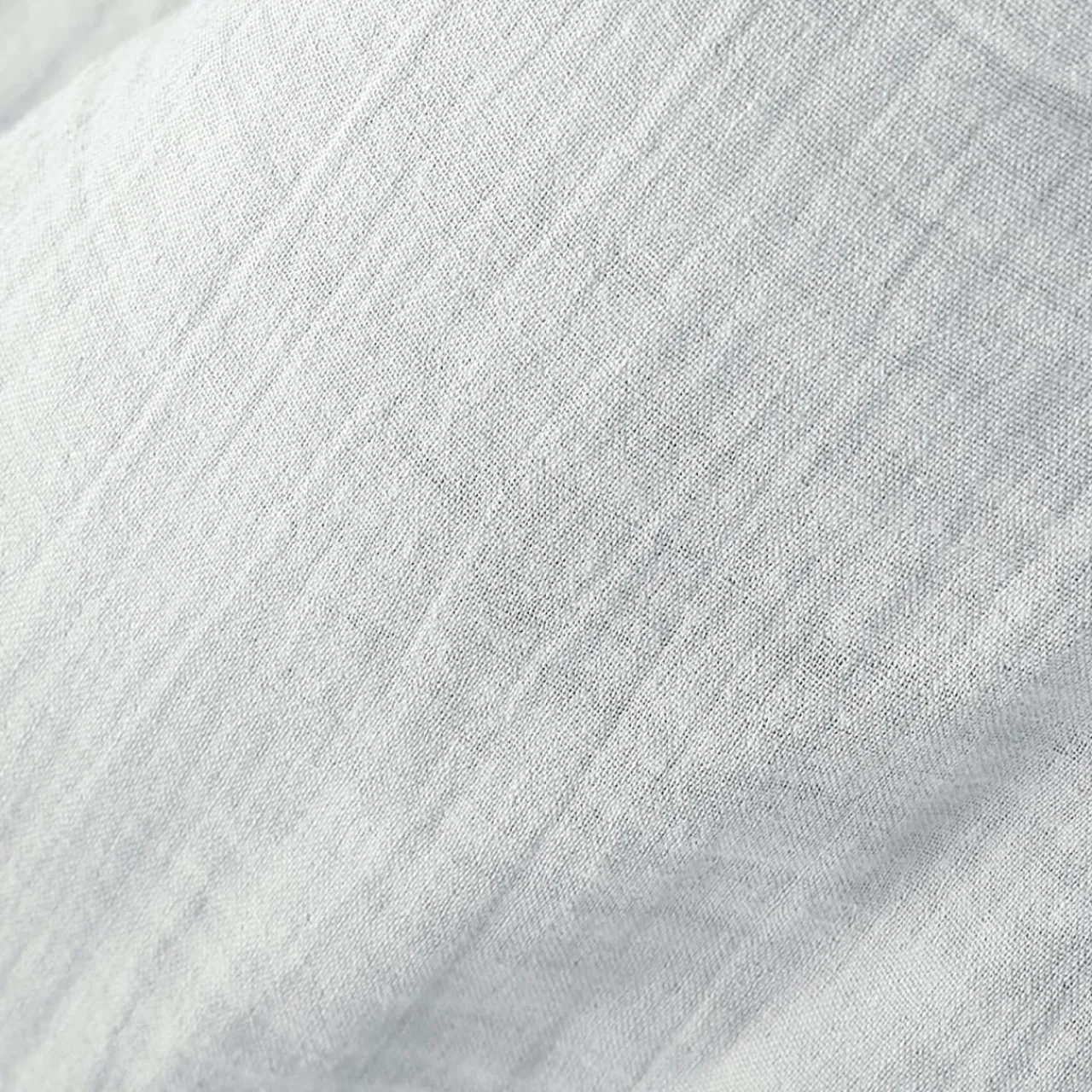 Serviette De Table|EMINZA Lot de 3 serviettes gaze de coton (40 x 40 cm) Gaïa Gris nuage Gris clair