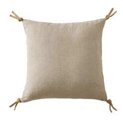 Serviette De Table|EMINZA Lot de 3 serviettes lin lavé (40 x 40 cm) Louise s Beige