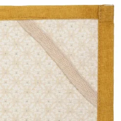 Accessoire Cuisine|ATMOSPHERA Lot de 3 torchons Geom Jaune ocre