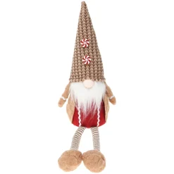 Père Noël, Animaux Et Personnage|KOOPMAN Lutin de Noël assis (H57 cm) Mister Caramélio Beige