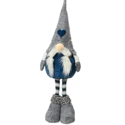 Père Noël, Animaux Et Personnage|KAEMINGK Lutin de Noël (H50 cm) Huguette chapeau pointu Gris