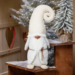 Père Noël, Animaux Et Personnage|KOOPMAN Lutin de Noël (H51 cm) Mister Croquineige Blanc
