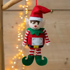 Décoration De Sapin|FEERIC LIGHTS Lutin farceur à suspendre (H20 cm) Garçon Mignon Multicolore