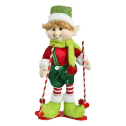 Père Noël, Animaux Et Personnage|CHRISTMAS DREAM Lutin farceur en ski (H45 cm) Martin Multicolore