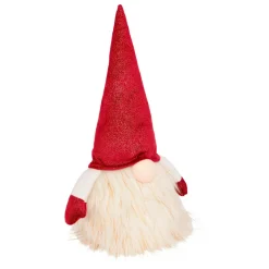 Père Noël, Animaux Et Personnage|Déco Et Objet Lumineux|JJA Lutin lumineux à piles (H40 cm) Rémi et bonnet Rouge