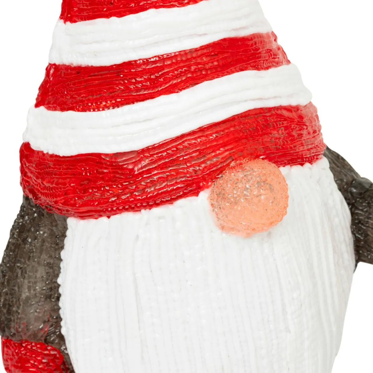 Déco Et Objet Lumineux|JJA Lutin lumineux solaire 40 LED (H39 cm) Lanterne de nuit Blanc froid Gris