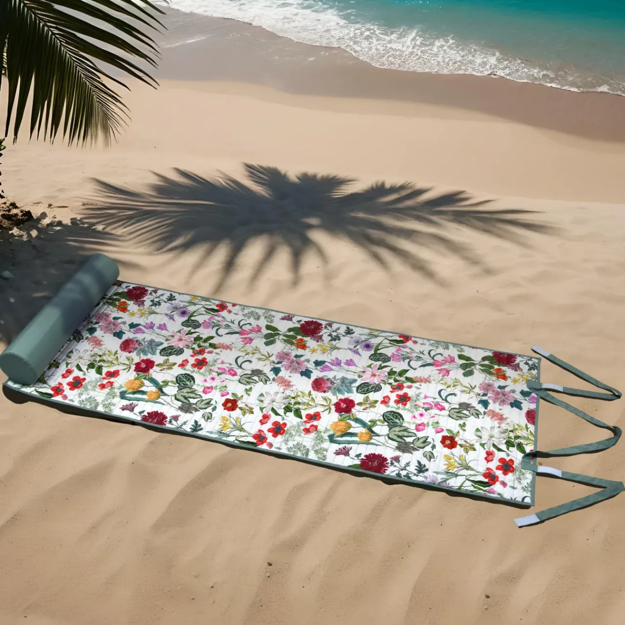 Coussin De Transat|STOF Matelas de plage enroulable (L150 cm) Florine Multicolore