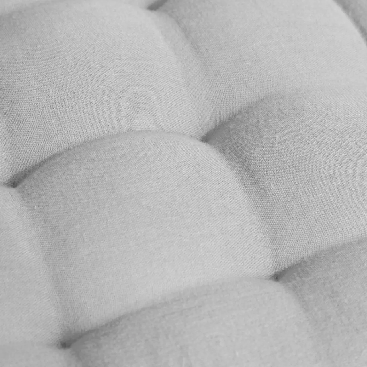 Coussin De Sol|EMINZA Matelas de sol gaze de coton (60 x 120 cm) Gaïa Gris nuage Gris clair