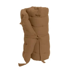 Coussin De Sol|EMINZA Matelas de sol gaze de coton (60 x 120 cm) Gaïa Camel