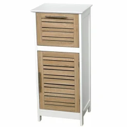 Meuble Salle De Bain|Rangement Salle De Bain|TENDANCE Meuble bas de salle de bain (37 x H83 cm) Stockholm Bois