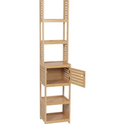 Meuble Salle De Bain|Rangement Salle De Bain|TENDANCE Meuble colonne salle de bain (38 x H170 cm) Trinidad Naturel