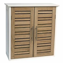 Meuble Salle De Bain|Rangement Salle De Bain|TENDANCE Meuble haut de salle de bain (52 x H55 cm) Stockholm Bois