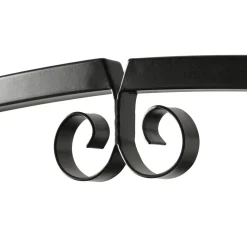 Range Bouteilles|EMINZA Meuble range-bouteilles industriel 32 emplacements et porte-verres (H180 cm) Marceau Marron