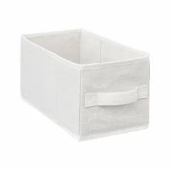 Meuble Salle De Bain|Etagère, Meuble Modulable|5 Five Simply Smart Meuble étroit paniers 4 niveaux (19 x H78.5 cm) Tidy box Ecru