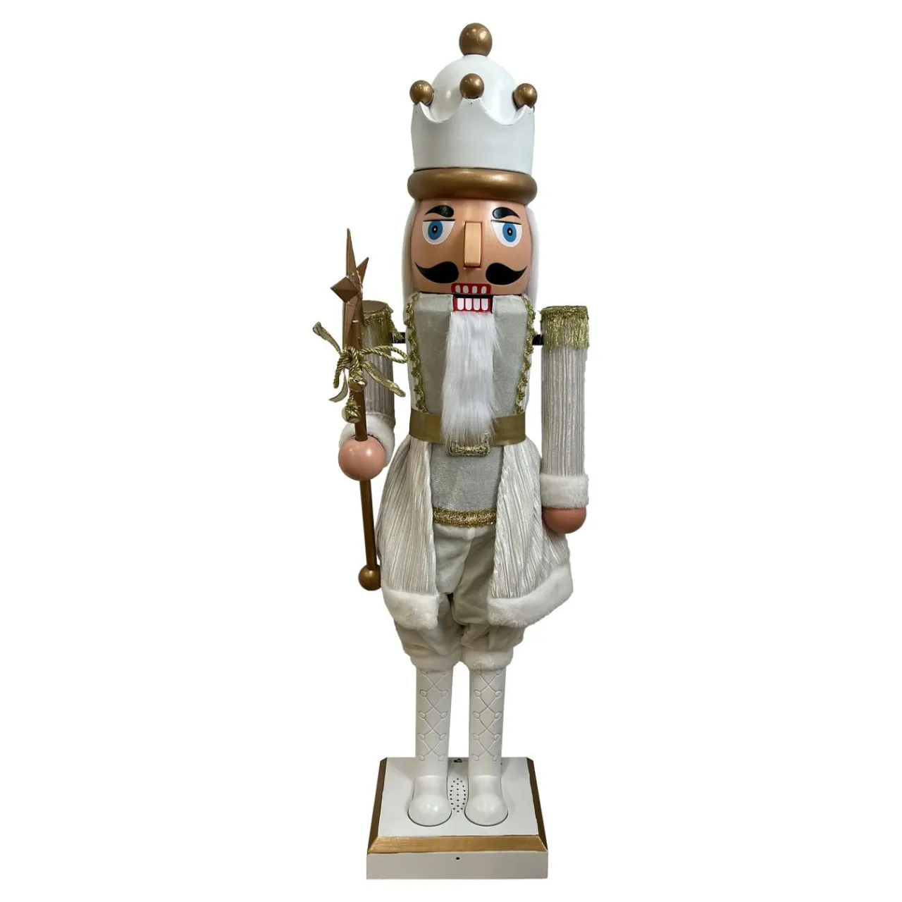 Personnage, Objet Grand Format|Père Noël, Animaux Et Personnage|EMINZA Musicien Casse-noisette (H160 cm) musical et animé Pavel Blanc