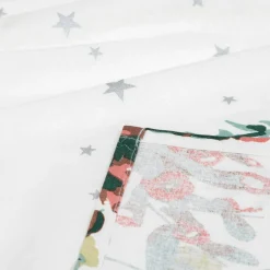 Nappe Et Chemin De Table|JJA Nappe de Noël rectangulaire (140 x 240 cm) Noël Nature Blanc