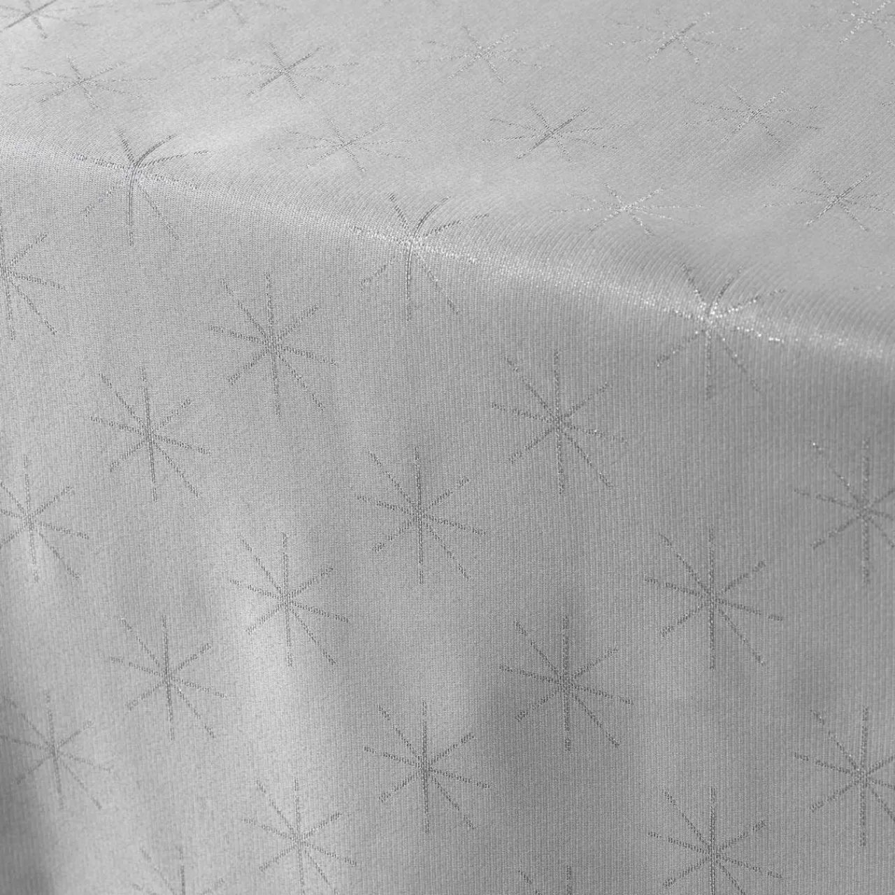 Nappe Et Chemin De Table|DOUCEUR D'INTERIEUR Nappe de Noël rectangulaire (140 x 240 cm) Etoiles Gris