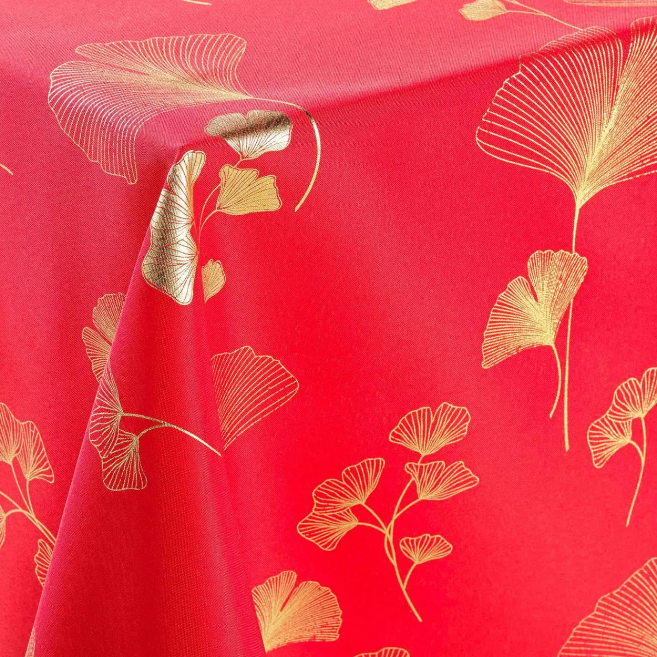 Nappe De Table|DOUCEUR D'INTERIEUR Nappe rectangulaire (150 x 240 cm) Bloomy Rouge