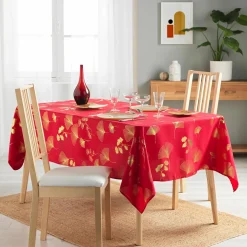 Nappe De Table|DOUCEUR D'INTERIEUR Nappe rectangulaire (150 x 300 cm) Bloomy Rouge