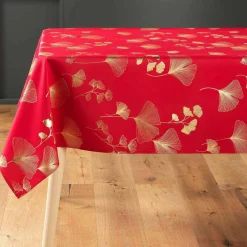 Nappe De Table|DOUCEUR D'INTERIEUR Nappe rectangulaire (150 x 300 cm) Bloomy Rouge