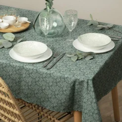 Nappe De Table|ATMOSPHERA Nappe rectangulaire anti tache (150 x 300 cm) Thais e Vert