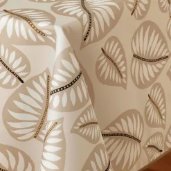 Nappe De Table|DOUCEUR D'INTERIEUR Nappe rectangulaire anti tache (150 x 240 cm) Alma Beige