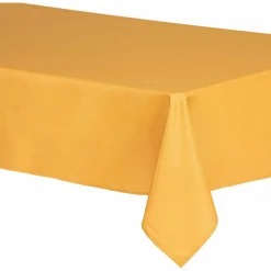 Nappe De Table|ATMOSPHERA Nappe rectangulaire anti tache (140 x 240 cm) Mina Jaune ocre