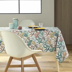 Nappe De Table|douceur d'intu017drieur Nappe rectangulaire anti tache (145 x 240 cm) Stylis Jaune