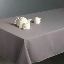 Nappe De Table|ATMOSPHERA Nappe rectangulaire anti tache (150 x 300 cm) Lina e Gris