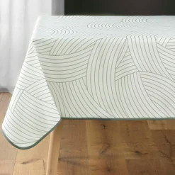 Nappe De Table|DOUCEUR D'INTERIEUR Nappe rectangulaire anti tache (150 x 200 cm) Linea he Blanc