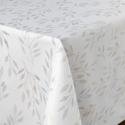 Nappe De Table|DOUCEUR D'INTERIEUR Nappe rectangulaire anti tache (150 x 240 cm) Lonigold he Blanc