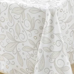 Nappe De Table|douceur d'intu017drieur Nappe rectangulaire anti tache (145 x 240 cm) Leya Beige