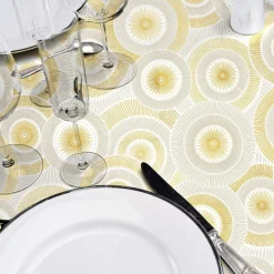 Nappe De Table|douceur d'intu017drieur Nappe rectangulaire antitache (145 x 240 cm) Eclipse he Blanc