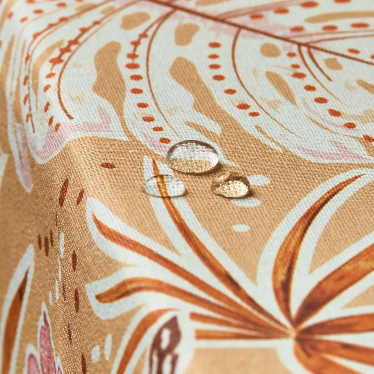 Nappe De Table|EMINZA Nappe rectangulaire coton enduit (150 x 350 cm) Tenerife Multicolore