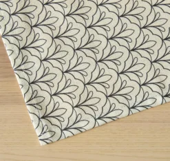 Nappe De Table|EMINZA Nappe rectangulaire coton enduit (150 x 250 cm) Clara e Gris