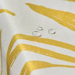 Nappe De Table|EMINZA Nappe rectangulaire coton enduit (150 x 350 cm) Galice Jaune moutarde