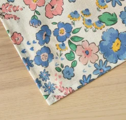 Nappe De Table|EMINZA Nappe rectangulaire coton enduit (150 x 350 cm) Corolle Multicolore