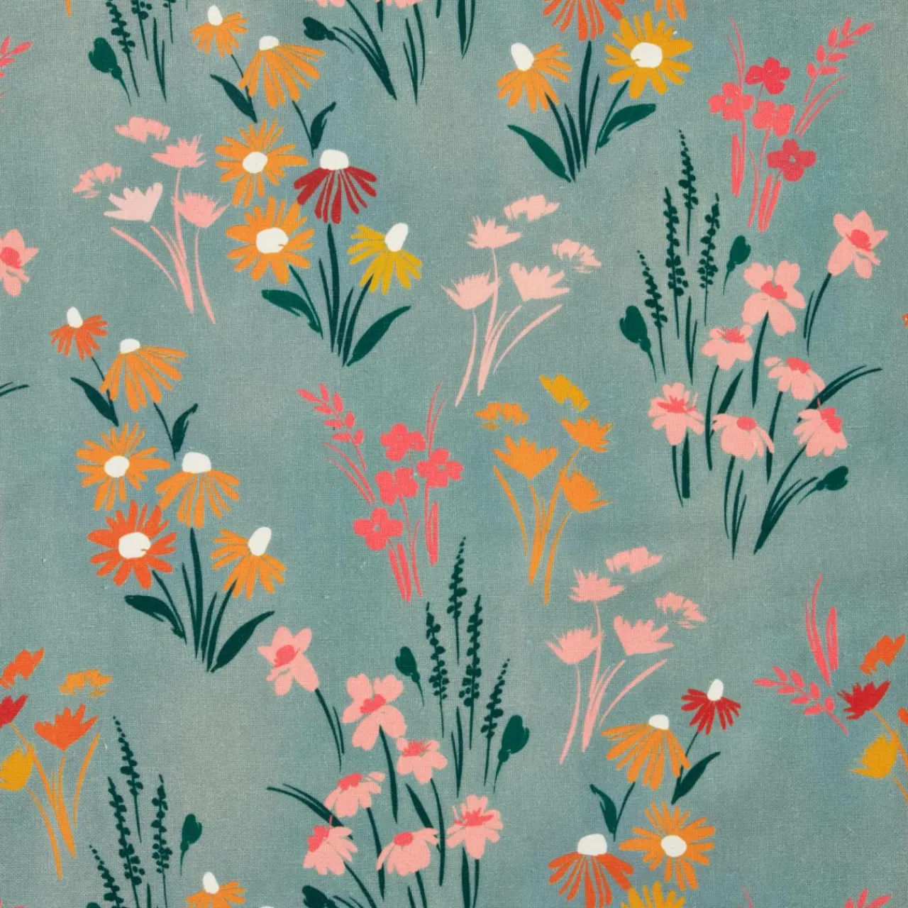 Nappe De Table|EMINZA Nappe rectangulaire coton enduit (150 x 250 cm) Juliette Vert Eucalyptus