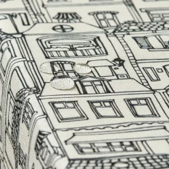 Nappe De Table|EMINZA Nappe rectangulaire coton enduit (150 x 250 cm) Home e Gris